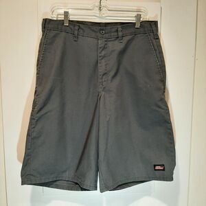 Dickies 13" Inseam Gray Essential Work Shorts Men's Size 34 No Care Tag See Pics